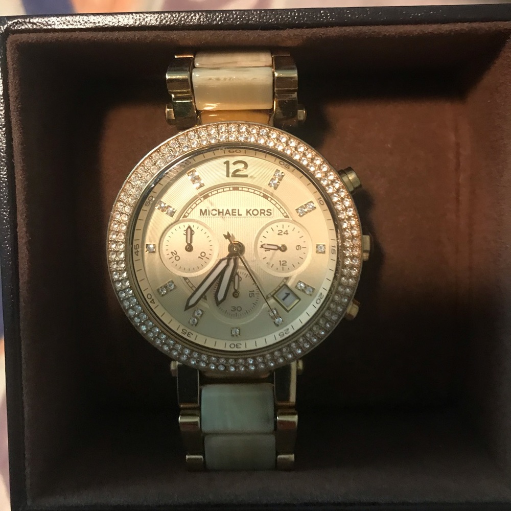 Michael Kors Parker Gold Watch